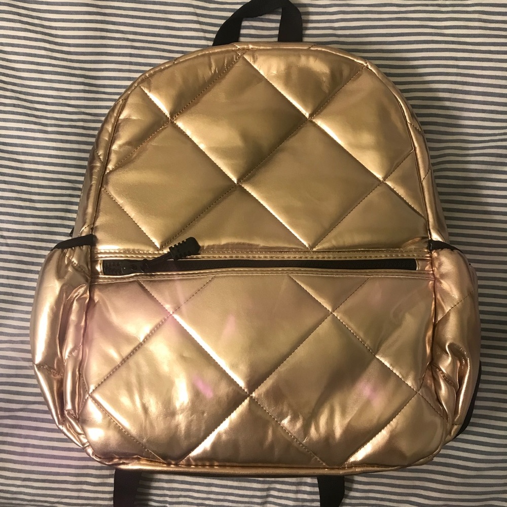 Gold backpack